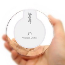 파워딜 KK & LL-QI 빠른 무선 충전기 USB 고속 패드 도크 아이폰 8/X/XS/XR/플러스/아이폰 11 / 프로/, 02 White