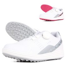 [럭스골프] 여성 스파이크리스 가죽 수제 골프화 NQ61