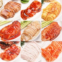 우아한끼 인생닭 스팀 소스 저염 닭가슴살 16종 오리지널 불닭 양념치킨 데리야끼 피자 슬라이스 120g, 04. 칠리마늘 10팩 120g