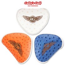 JUW00E5E1 콜리스반달 골프 퍼터헤드커버 퍼터커버 골프채커버 골프헤드커버 오렌지/블루/화이트, 영도매 화이트, 현재상품선택
