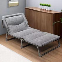 유민플러스 접이식 침대 미니 이동식 침대, 그레이