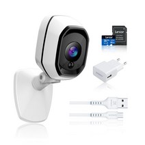 [레이홈] IP카메라 홈/매장/카페CCTV 스마트 보안카메라 (32GB 메모리 카드 내장+케이블+어답터 포함)