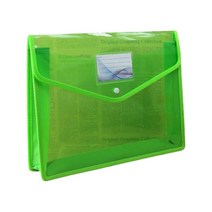 A4 B4 투명 문서 스토리지 주최자 3 차원 파일 가방 종이 파우치 폴더 D5QC, 07 green