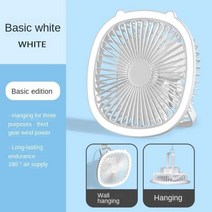 캠핑 선풍기 써큘레이터 무선 타프팬 천장형 휴대용 미니 팬 가정용 다기능 USB 충전식 LED 조명 캠핑 순, 01 White