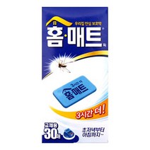 [무료배송]홈매트 모기약 리필 교체용 매트(30매), 30매, 10개