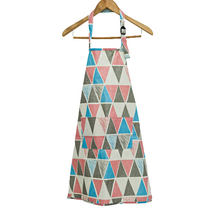 투제이 심플 모던 프린트 원피스형 린넨 방수 앞치마, 5, 1개