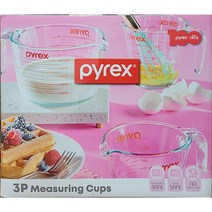 코스트코 PYREX 파이렉스 계량컵 3P (250ml+500ml+1000ml)
