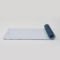 오짐 TPE 와이드 프리미엄 양면 요가매트 6MM 두꺼운 홈트매트, 네이비&블루