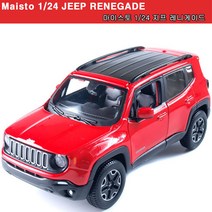 마이스토 1/24 스케일 지프 레니게이드[모형][JEEP RENEGADE], 종류:JEEP RENEGADE Orange