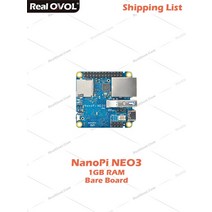 RealQvol FriendlyElec NanoPi NEO3 GB2GB DDR4 RK3328 Cortex A53 쿼드 코어 64-bi 지원 리눅스 우분투 업, 01 번들 1