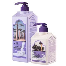 비오클라쎄 밀크바오밥 베이비파우더향 바디워시 1000ml + 바디로션 500ml 바디케어세트, 1세트