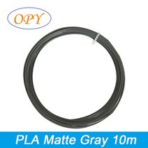 무광택 Pla 필라멘트 3D 프린터 1.75Mm 1Kg 플라스틱 스레드 10M 100G 샘플 검정 회색 흰색, [07] PLA Matte Grey 10m