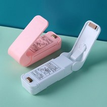 가정용 휴대용 미니 실링기 과자봉지 밀봉 비닐접착기 진공 포장기 계, 랜덤(1018)