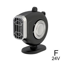 사무용 150W Car Heater Electric Heating Fan Fast Portable Defogging Dryer Windshield Demister Defros, 06 24V Black