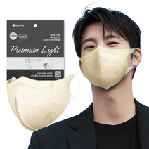 시노텍스 ePTFE 인공혈관 신소재 마스크 컬러 디자인핏 중형, 1개입, 50개, 허니아이보리