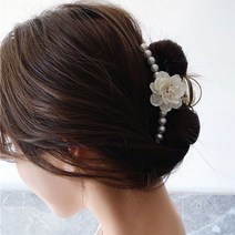 [624C]긴 머리 올림 예쁜 삔 반 묶음 고급 헤어 집게 핀★포장훼손반품불가★