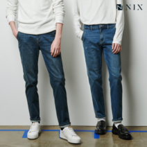[NIX]남)크롭 테이퍼드치노핏 데님 팬츠(HNOFDDI101P)