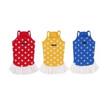 [T.삐삐도트끈민소매원피스] Bbi Bbi Dot Sleeveless OPC/3color, 옐로우,S