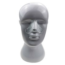 CPAP 마스크 코 패드 용 투명 비강 2 개 수면 무호흡 컴포트 대부분의 마스크에 사용 가능한 쿠션 사이즈로 손질 가능