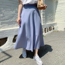 [제작] 뒷밴딩 린넨 롱 스커트 65346 빅사이즈 여성