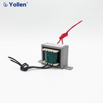 차폐 트랜스 오디오 EI 1W 전원 변압기 1VA 전압 맞춤형 220V/380V/110V 9V/12V/15V/18V/24V/110V 이중 출력 절연 구리 DIY, [03] 380V Single Output, [03] AC12V