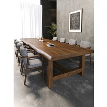 10인용식탁 6인용 8인용 원목 우드슬랩 식탁 테이블, 300x100x75 판 두께 5 cm