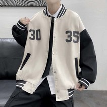 야구 점퍼 야잠 잠바 커플 단체 큰옷 빅사이즈 스트릿 패션 뚱뚱한 후드 바람막이 코디 소개팅룩 남자 35