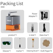 레이저각인기 미니 레이저 각인기 WAINLUX Z4 조각기 마커 5W 블루 라이트 전원 지원 BT 기능 Wirelss 연결 APP Comtrol 오프라인, US, WAINLUX Z4 5W