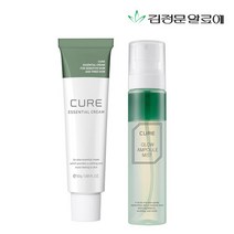 김정문알로에 [김정문알로에] 에센셜 크림 1개+앰플 미스트1개, 단품없음