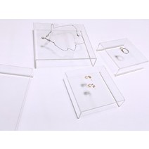 투명 ㄷ자 아크릴 받침대 진열대 디피용 전시대 상품