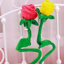 장미 꽃 인형 꽃다발 어린이 유치원 입학 졸업 학예회 선물, 장미꽃-스카이