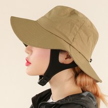 팸드님 남여공용 서핑모자 물놀이 버킷햇 서프햇 워터파크 모자, 진베이지