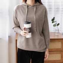 디작소 (당일) SALE 여성 캐시미어 텐더 니트 후드티