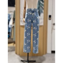 [4CUS]포커스 스페셜 플라워 페인팅 데님 팬츠 FM3D7PT0292