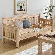 삼나무 원목 침대형 쇼파 친환경 천연 무도장, 상세페이지 참조