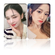 [국내 발송] 아이브 굿즈 안유진 유진 굿즈 카드 응원 카드 포카 100장, A