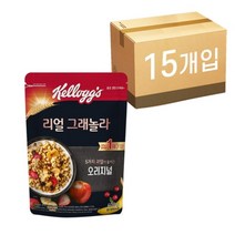 켈로그 [T][1BOX] 리얼 그래놀라 400g x15개입, 15개입