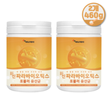 5세대 유산균 신파라바이오틱스 사균체 락토바실러스 플란타럼 열처리유산균 덱스트린 장내유익균 비타민미네랄, 2개*파우더형*460그램