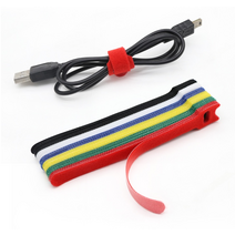 재사용 가능한 케이블타이 찍찍이타입 전선정리, 화이트