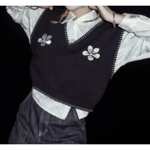 이승창 러블리 민소매 카디건 베스트 여성