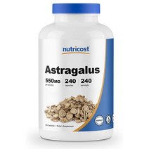 뉴트리코스트 황기 캡슐 240 캡슐 1병 1서빙 550mg 240회분 Astragalus Capsules [550 MG] [240 CAPS]