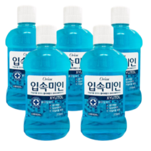 [오릭스] 입속미인 가글 770ml 5개 / 스페아민트 향 / 충치 예방 / 입냄새 제거 / 자일리통 함유 / ORIOX / Gargle