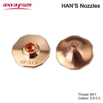 고속절단기 테이블쏘 각도 금속 컷팅기 철근 Han&#39s 고속 레이저 노즐 SP 단일 레이어 직경 28mm H15 M11, 01 D28 HANS SP_05 1.8mm