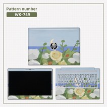 호환 키보드 커버 스킨 노트북 스티커 비닐 Hp Envy13 quot크리에이티브 HP pavilion 15 EG/14 DY/15 DW 케이스 장식 데칼, [08] HP 15S-du, [07] WK400