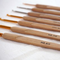 대나무 코바늘 11종 세트모사용레이스/프랜즈얀, 단품