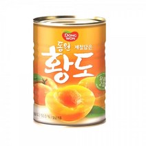 동원 제철담은 복숭아 황도 2절 400g x 20캔, 20개