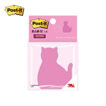 포스트잇 강한점착용 다이컷 노트 76 x 76 mm, 고양이, 1개입