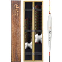 중층내림찌 민물찌 12개 세트 나무케이스 낚시용품, 나무2
