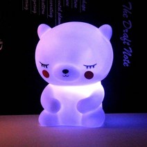 도매토피아 LED 곰 무드등 수면등 취침등 인테리어조명 캐릭터
