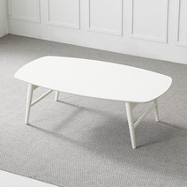 [파란들] 프로시 스퀘어 접이식 거실 소파테이블 1000, 색상:아이보리블루